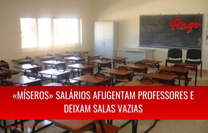 Míseros salários afugentam professores