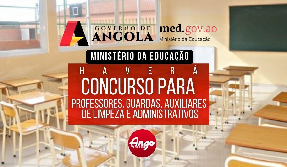 Concurso Público na Educação em 2023 está para breve em Angola