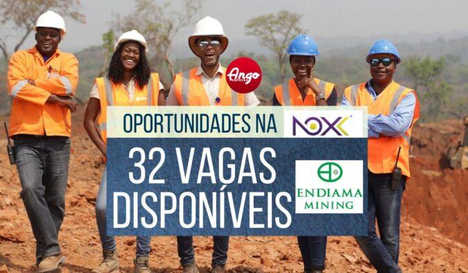 Candidate-se Já! Mais de 30 Vagas Abertas no Sector Mineiro – NOX Angola/Endiama Mining