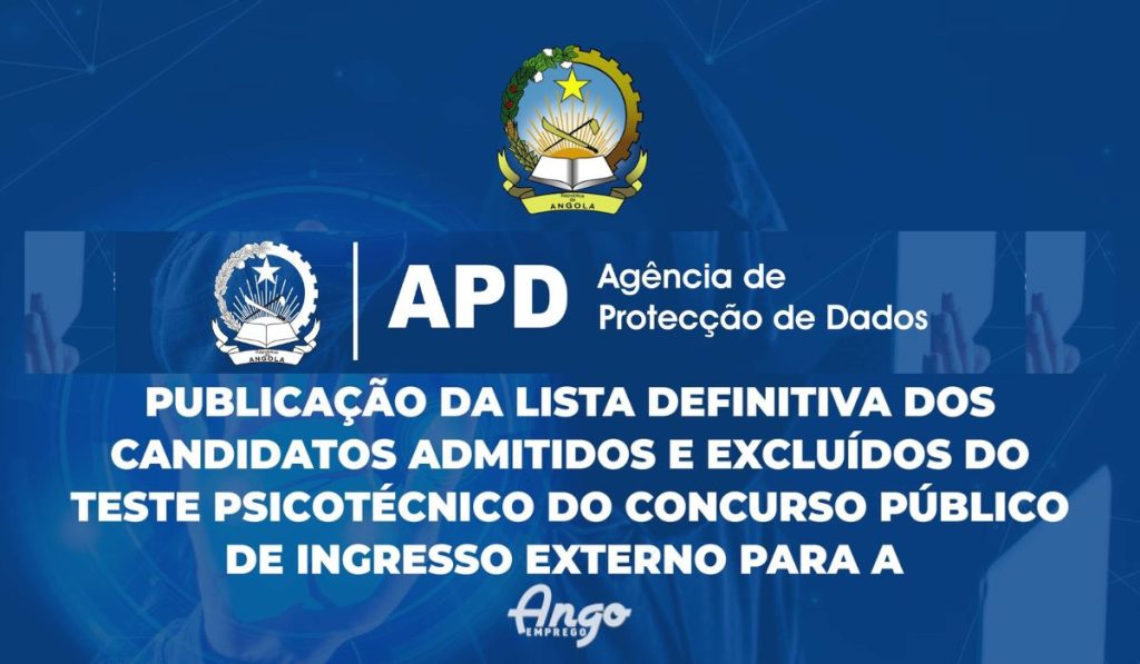 Concurso Público APD: Lista Definitiva dos Candidatos Admitidos e Excluídos no Teste Psicotécnico