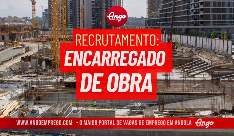 Recruta-se Encarregado de Obra